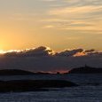 Sunset on Embiez's islands