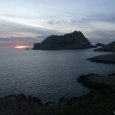 Crépuscule sur l'ïle Maïre