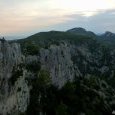 Crépuscule dans les gorges du Destel